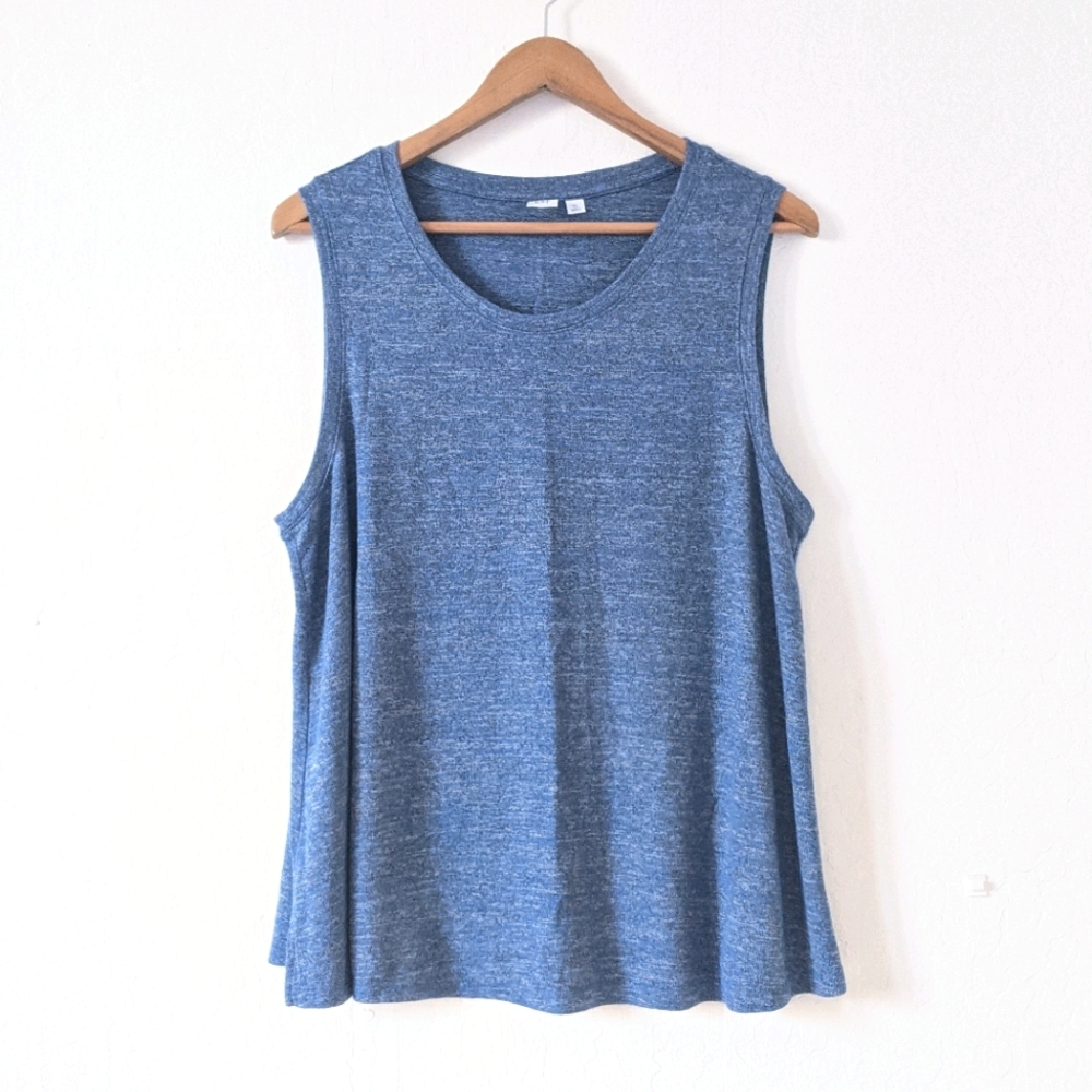 3/$25 Gap Blue Heather Size XL Tank Top